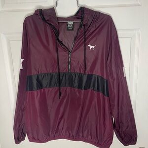 PINK Victoria Secret - Windbreaker Burgundy
